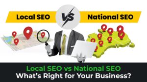 local SEO vs national SEO Ireland